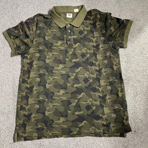 Levi's Polo Shirt, Camo, Men's Size Large